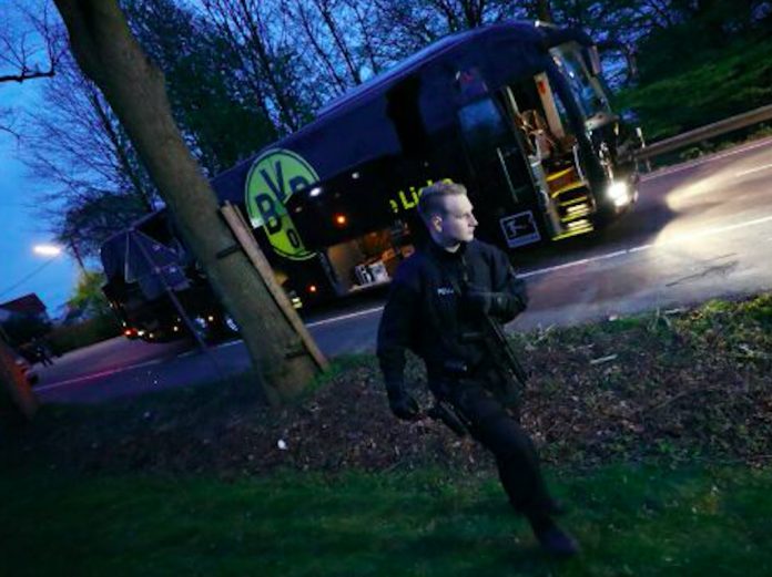 Explozie in autocarul echipei Borussia Dortmund-1